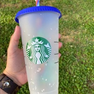 Starbucks confetti cup